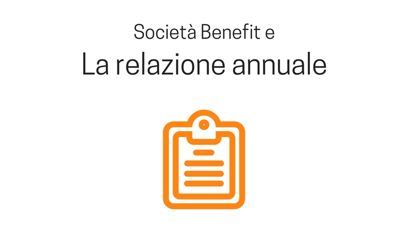 Relazione annuale di una società benefit